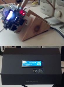 Temporary case for Raspberry Pi Internet Radio